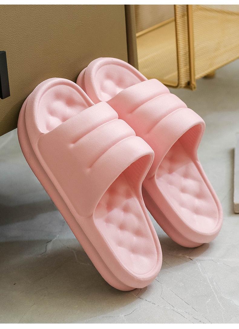 Thick Sole EVA Cloud Slides Non-Slip Waterproof Shower Sandals