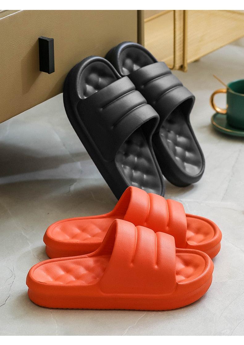 Thick Sole EVA Cloud Slides Non-Slip Waterproof Shower Sandals
