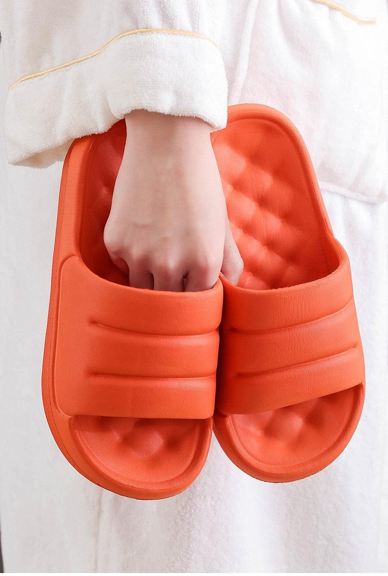 Thick Sole EVA Cloud Slides Non-Slip Waterproof Shower Sandals