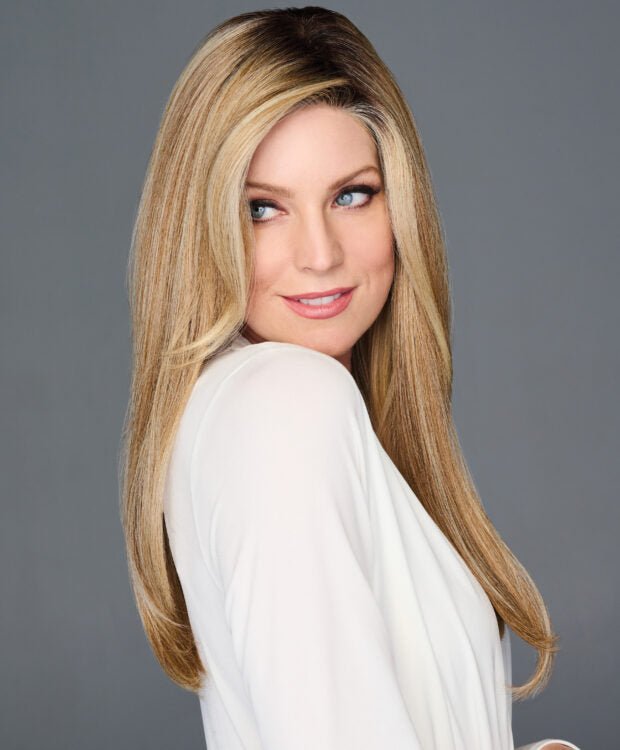 18" Hair Topper with Lace Front for Natural Volume and Length