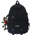 Trendy Nylon Laptop Backpack - Gorpcore Style Travel School Bag