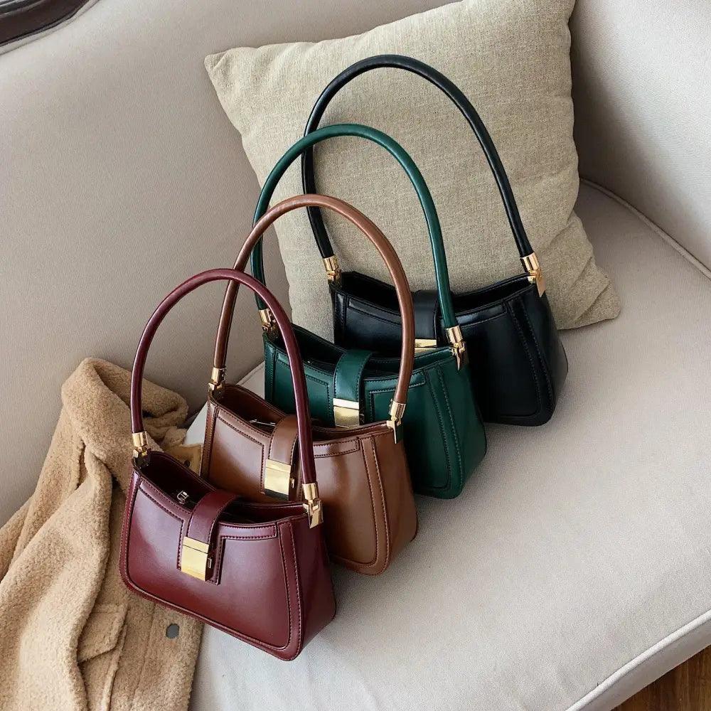Minimalist PU Leather Crossbody Bag for Women - Stylish Daily Handbag