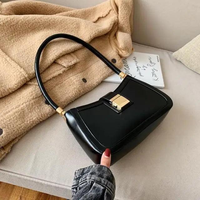 Minimalist PU Leather Crossbody Bag for Women - Stylish Daily Handbag