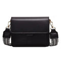 Modern Square Geometric Crossbody Phone Bag with Wide Strap