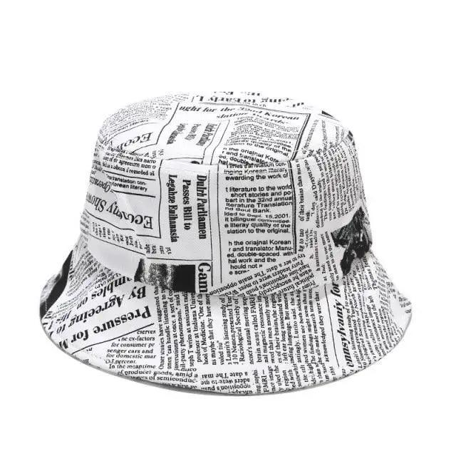 Reversible Cotton Bucket Hat - Unisex Streetwear Sun Hat