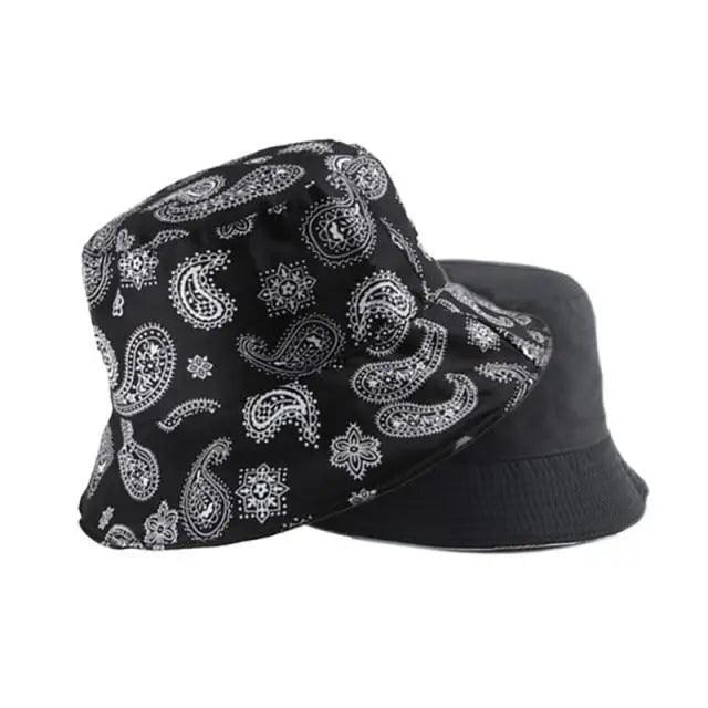 Reversible Cotton Bucket Hat - Unisex Streetwear Sun Hat