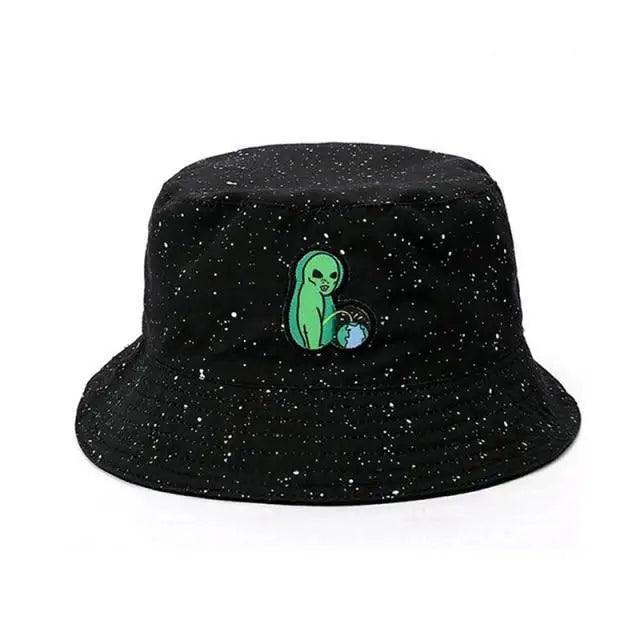 Reversible Cotton Bucket Hat - Unisex Streetwear Sun Hat
