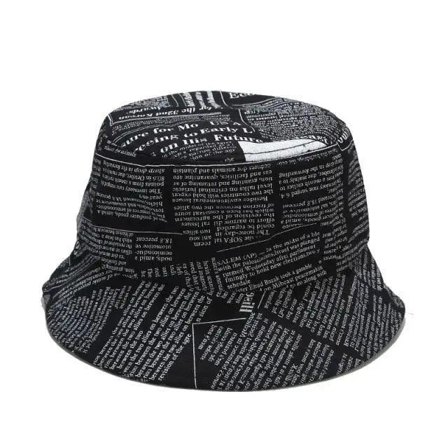 Reversible Cotton Bucket Hat - Unisex Streetwear Sun Hat