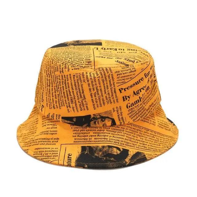 Reversible Cotton Bucket Hat - Unisex Streetwear Sun Hat