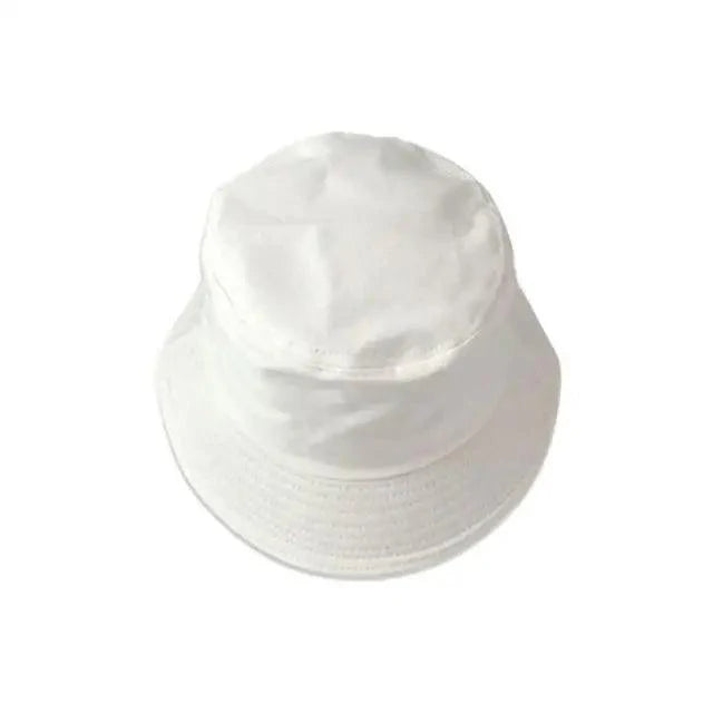 Reversible Cotton Bucket Hat - Unisex Streetwear Sun Hat
