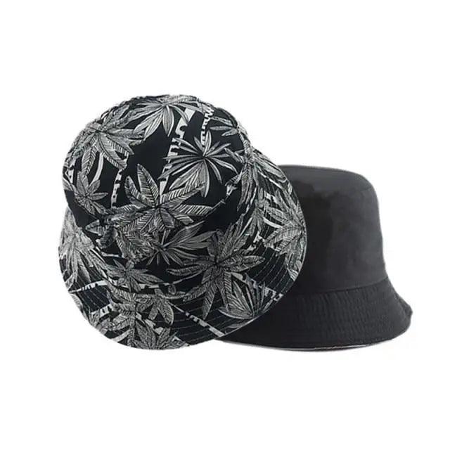 Reversible Cotton Bucket Hat - Unisex Streetwear Sun Hat