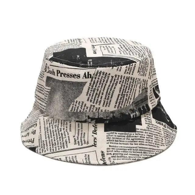 Reversible Cotton Bucket Hat - Unisex Streetwear Sun Hat