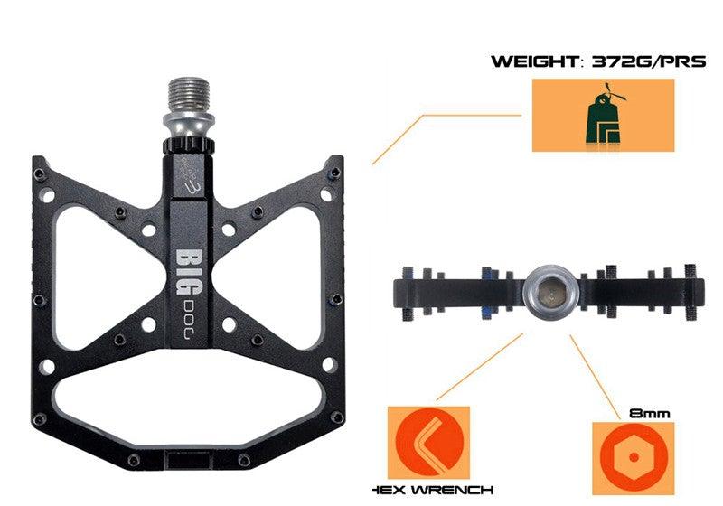 Ultralight Aluminum Mountain Bike Pedals with Sealed Bearings