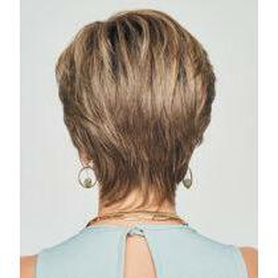 Up Close & Personal Short Wig with Feathery Textured Bangs