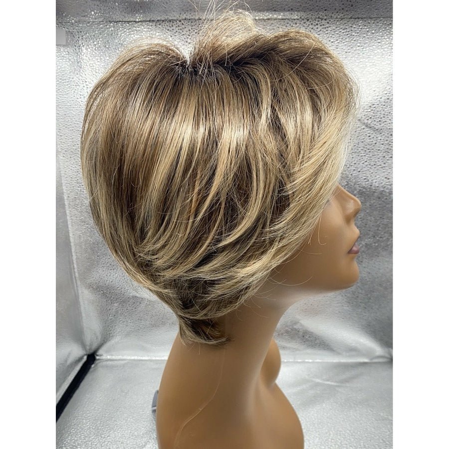 Up Close & Personal Short Wig with Feathery Textured Bangs