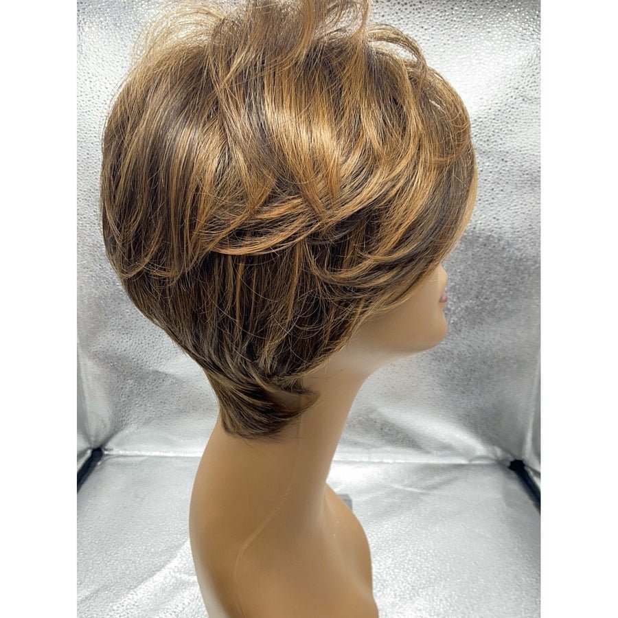 Up Close & Personal Short Wig with Feathery Textured Bangs