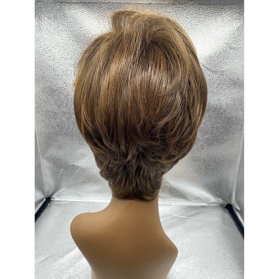 Up Close & Personal Short Wig with Feathery Textured Bangs