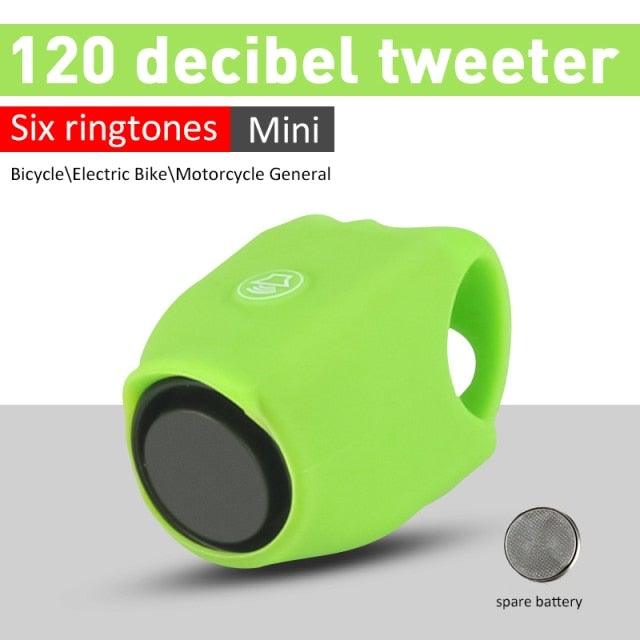 USB Rechargeable 120dB Electric Bicycle Bell Waterproof Horn