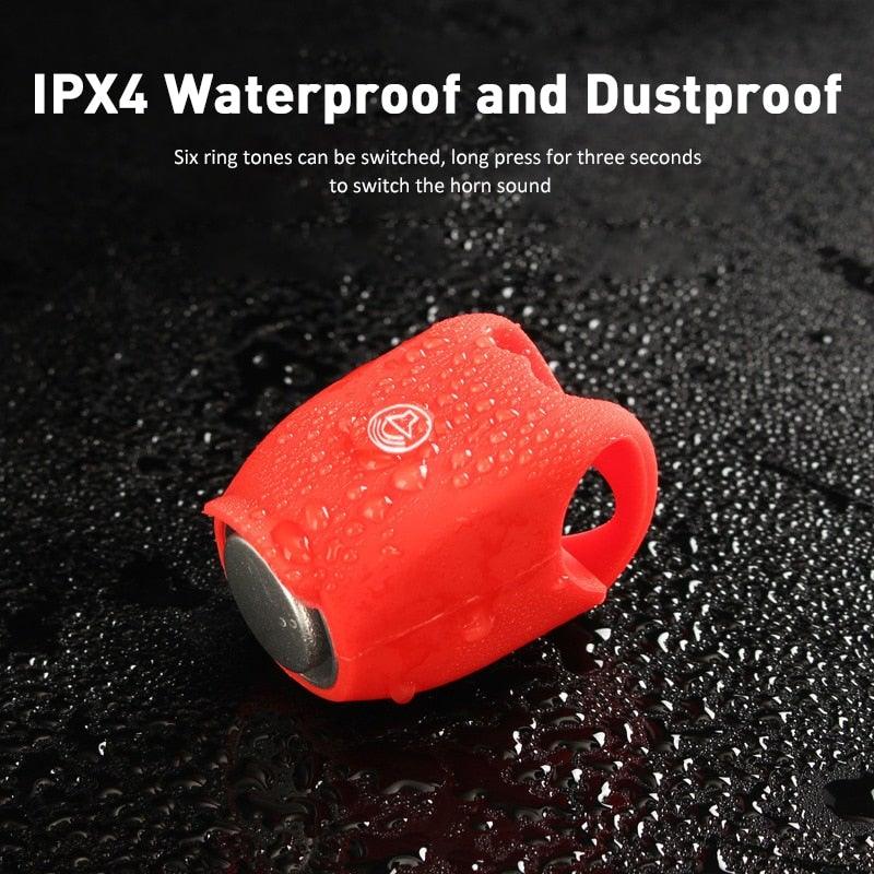 USB Rechargeable 120dB Electric Bicycle Bell Waterproof Horn