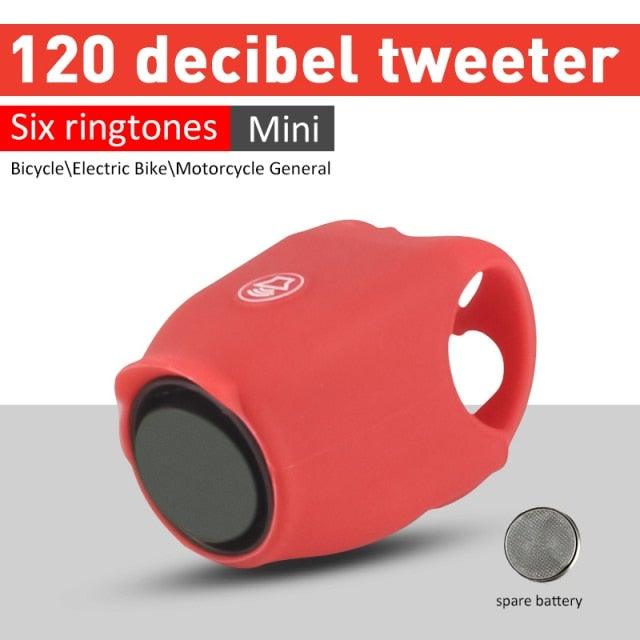 USB Rechargeable 120dB Electric Bicycle Bell Waterproof Horn
