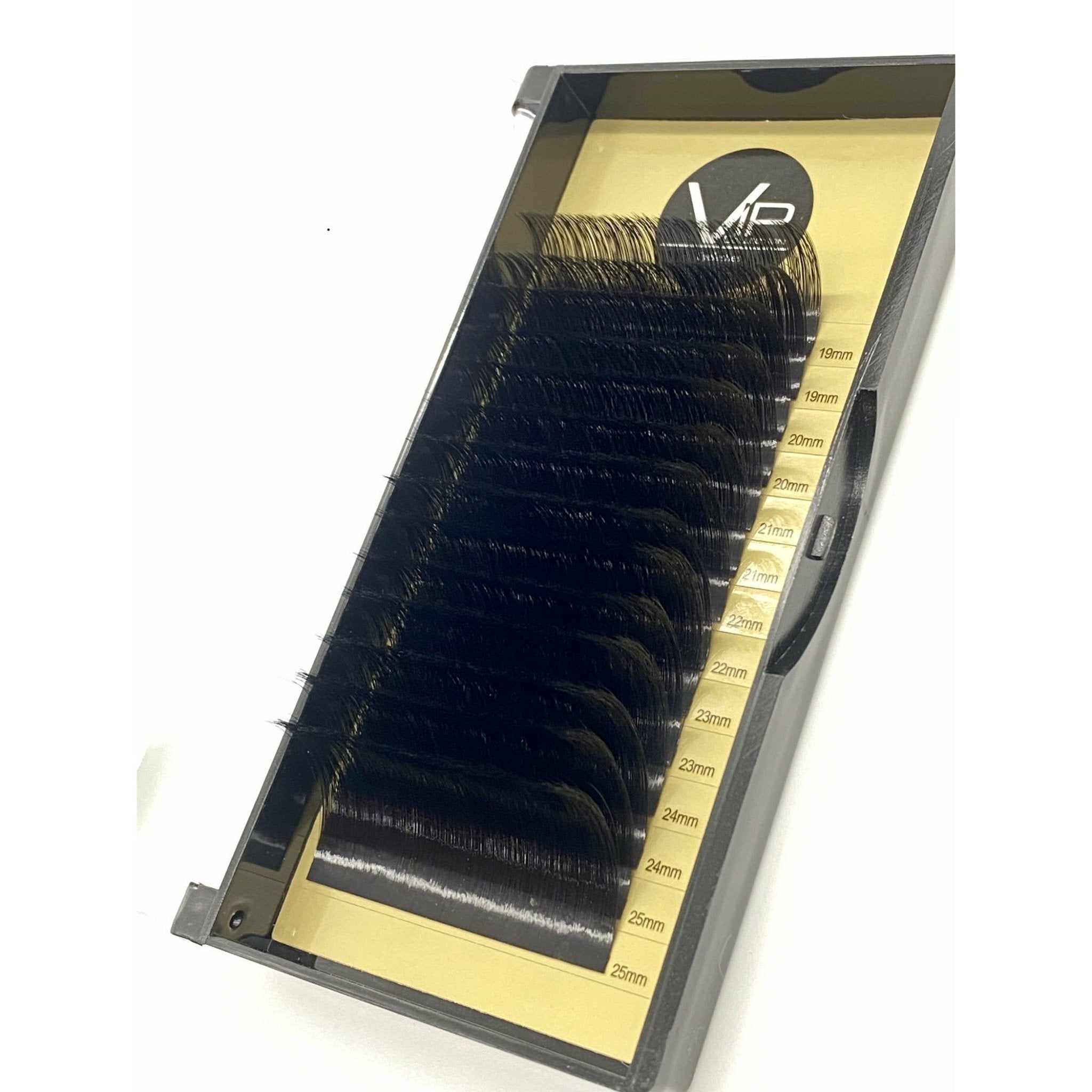 Faux Mink XL Eyelash Extensions, 14 Lines Mix 19-25mm, Black
