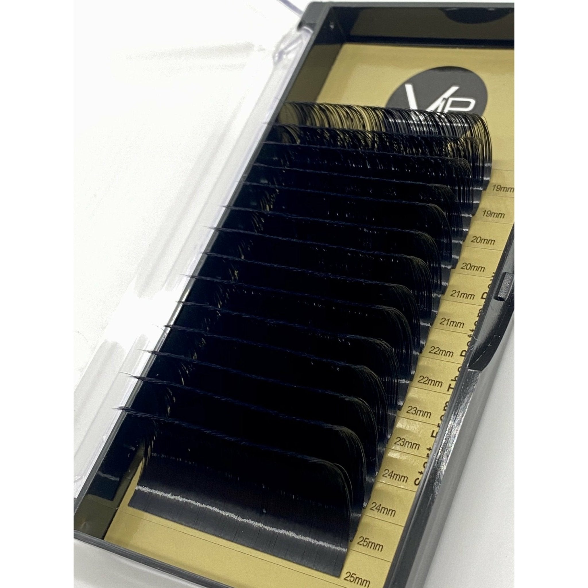 Faux Mink XL Eyelash Extensions, 14 Lines Mix 19-25mm, Black