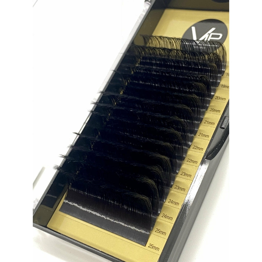 Faux Mink XL Eyelash Extensions, 14 Lines Mix 19-25mm, Black