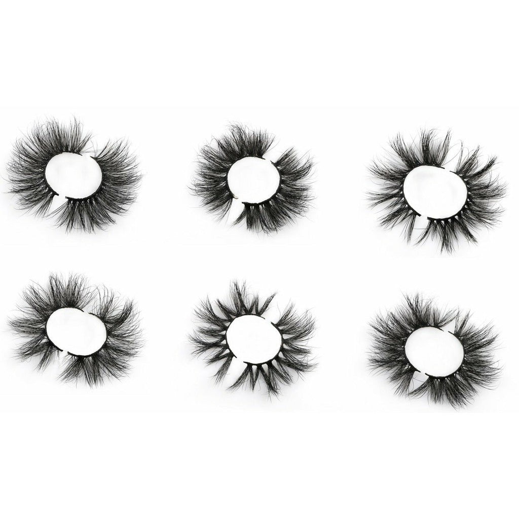VIP Long Dramatic Mink Lashes – Bold Black Volumizing Lash Set