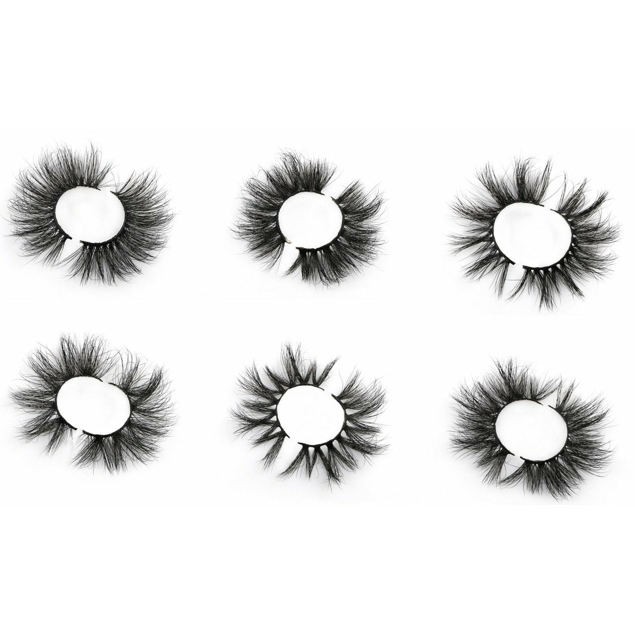 VIP Long Dramatic Mink Lashes – Bold Black Volumizing Lash Set