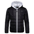 Men's Waterproof Winter Jacket - Warm Hooded Hiking Ski Coat