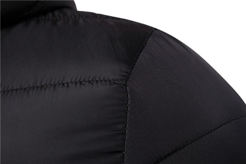 Men's Waterproof Winter Jacket - Warm Hooded Hiking Ski Coat