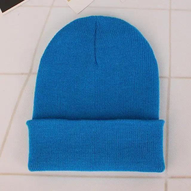 Warm Knitted Beanie Minimalist Casual Winter Cap