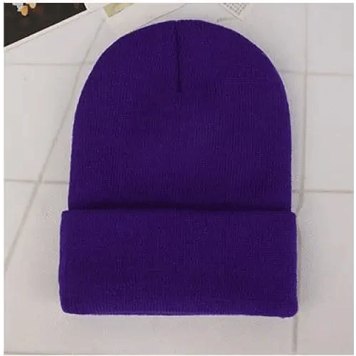 Warm Knitted Beanie Minimalist Casual Winter Cap