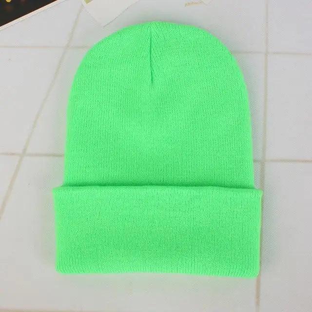 Warm Knitted Beanie Minimalist Casual Winter Cap