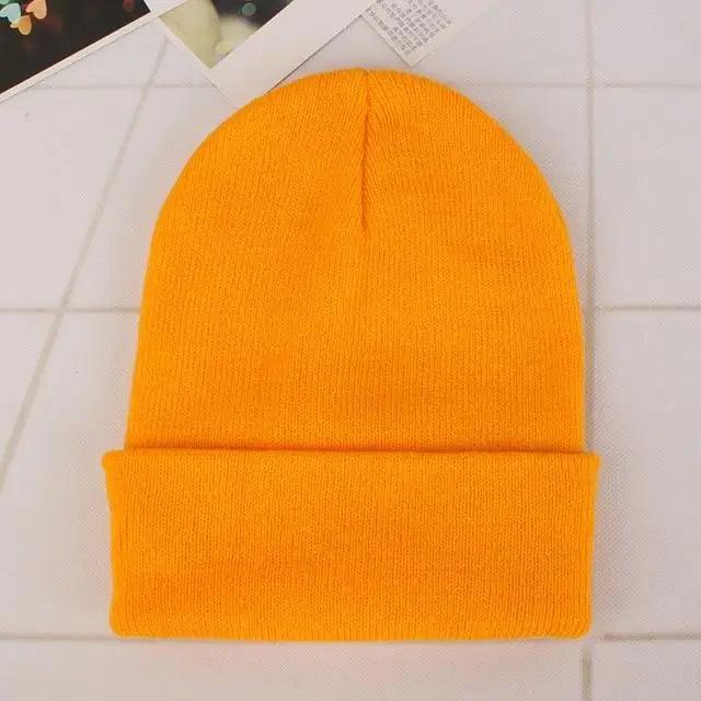 Warm Knitted Beanie Minimalist Casual Winter Cap