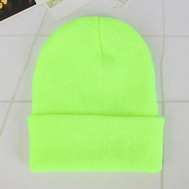 Warm Knitted Beanie Minimalist Casual Winter Cap