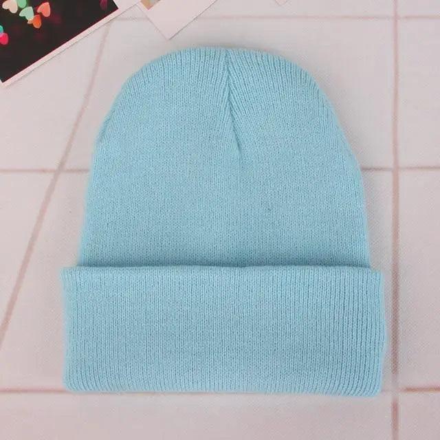Warm Knitted Beanie Minimalist Casual Winter Cap