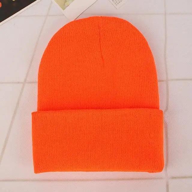 Warm Knitted Beanie Minimalist Casual Winter Cap