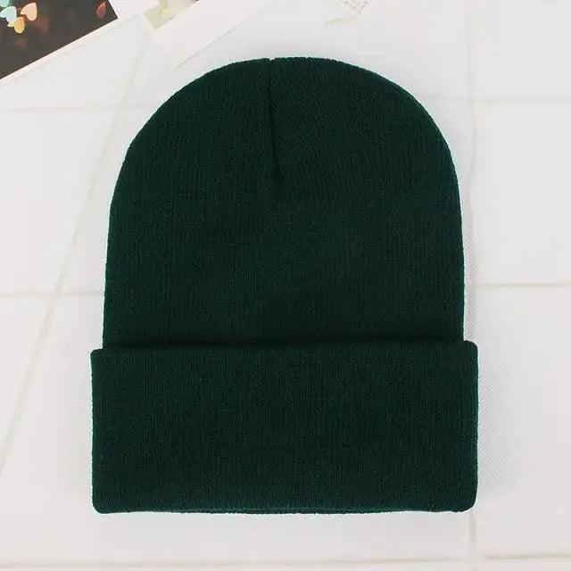 Warm Knitted Beanie Minimalist Casual Winter Cap