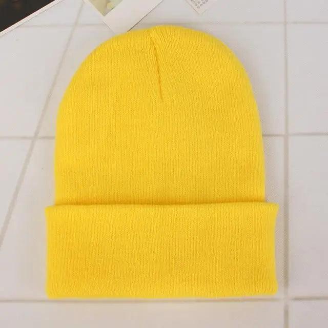 Warm Knitted Beanie Minimalist Casual Winter Cap