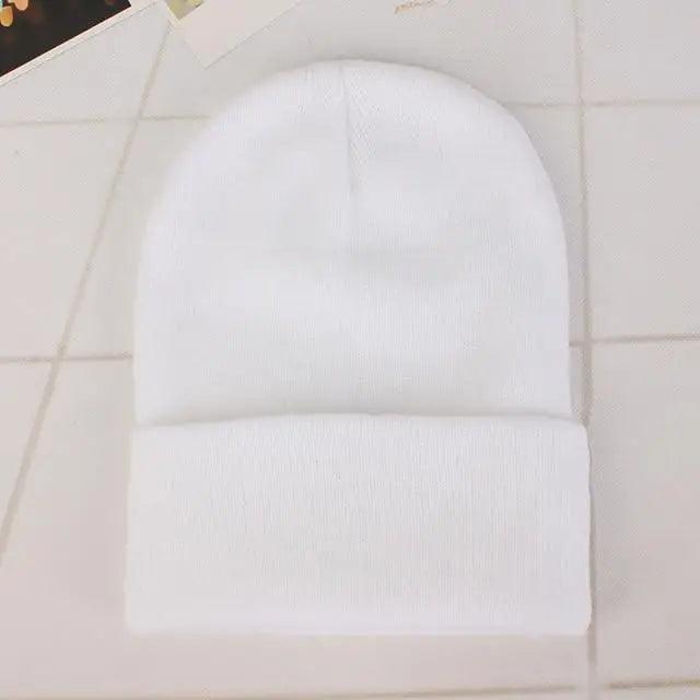 Warm Knitted Beanie Minimalist Casual Winter Cap