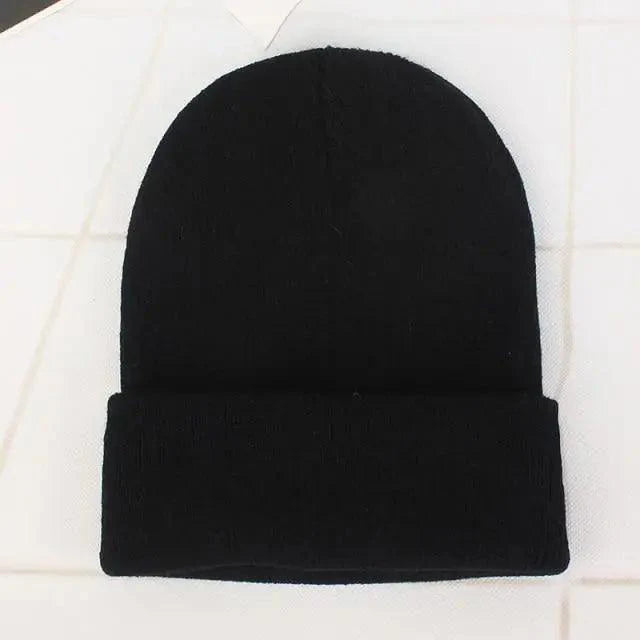 Warm Knitted Beanie Minimalist Casual Winter Cap