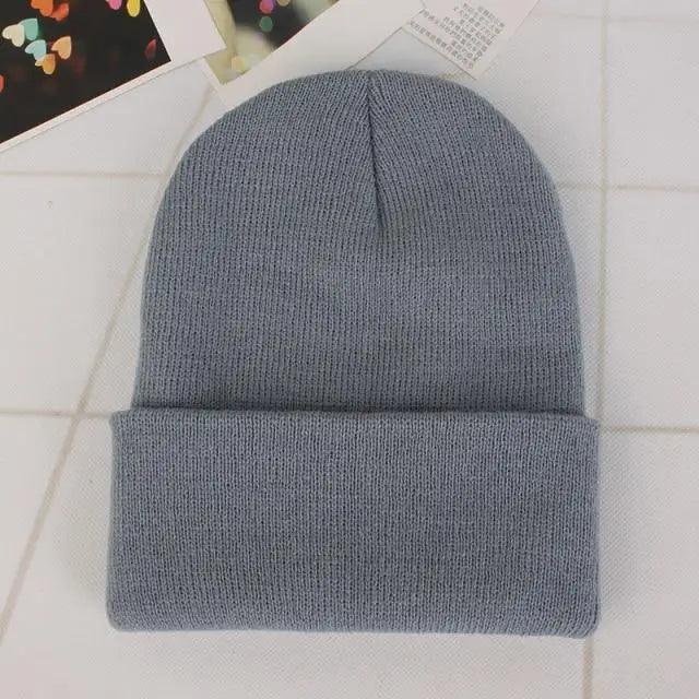 Warm Knitted Beanie Minimalist Casual Winter Cap