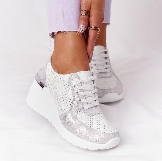 Women’s Height Increasing Air Cushion Sneakers – Casual Athleisure