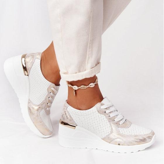Women’s Height Increasing Air Cushion Sneakers – Casual Athleisure
