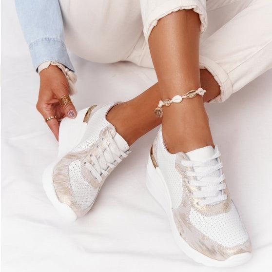 Women’s Height Increasing Air Cushion Sneakers – Casual Athleisure