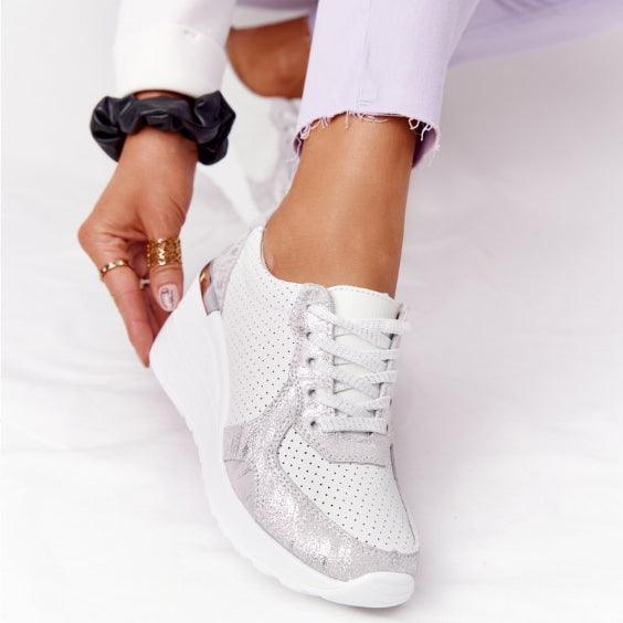 Women’s Height Increasing Air Cushion Sneakers – Casual Athleisure