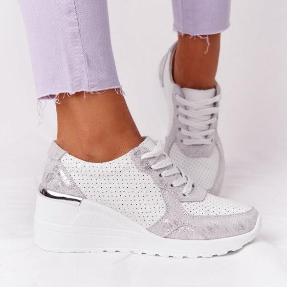 Women’s Height Increasing Air Cushion Sneakers – Casual Athleisure