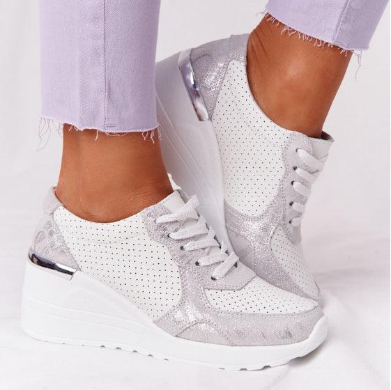 Women’s Height Increasing Air Cushion Sneakers – Casual Athleisure