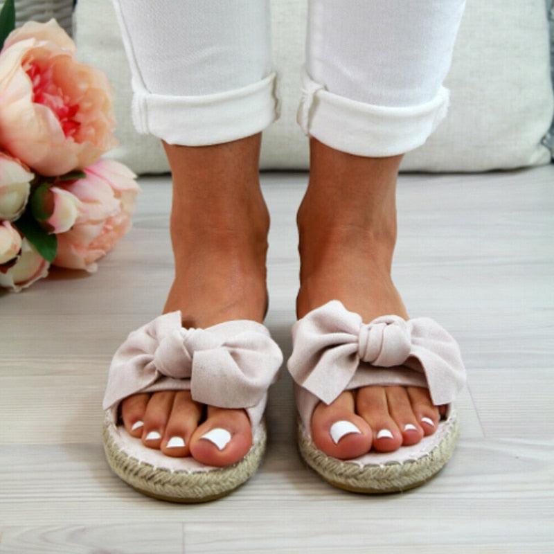 Cute Open Toe Casual Sandals Soft Sole Anti-Skid Indoor House Shoes